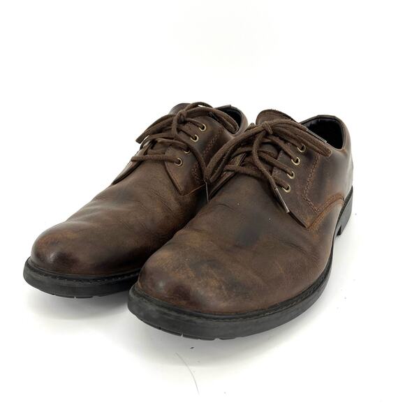 Timberland Men’s Brown Leather‎ Laced Oxfords (10) main image 4